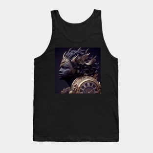 Afro Futuristic Zodiac-Aquarius Tank Top